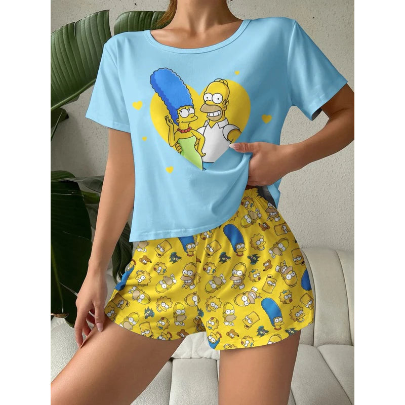 Pijama adulto personagens baby doll