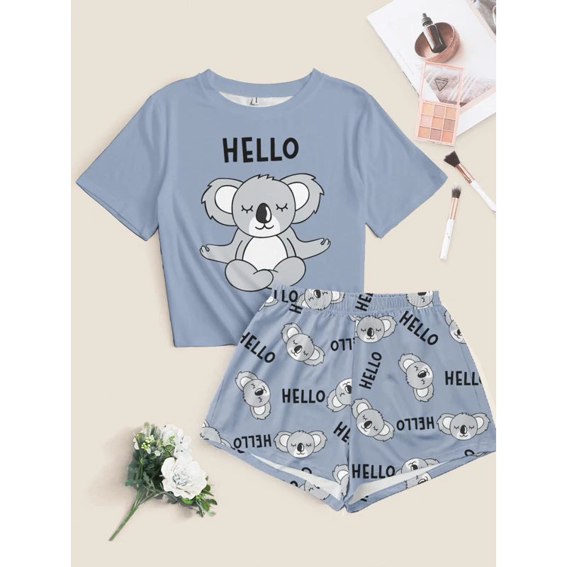 Pijama adulto personagens baby doll