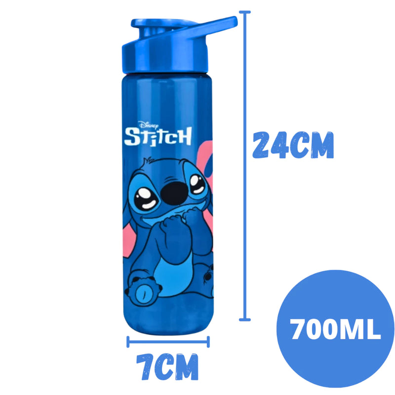 Garrafa De Água Stitch Squeeze 700ml  Escolar Academia Trabalho